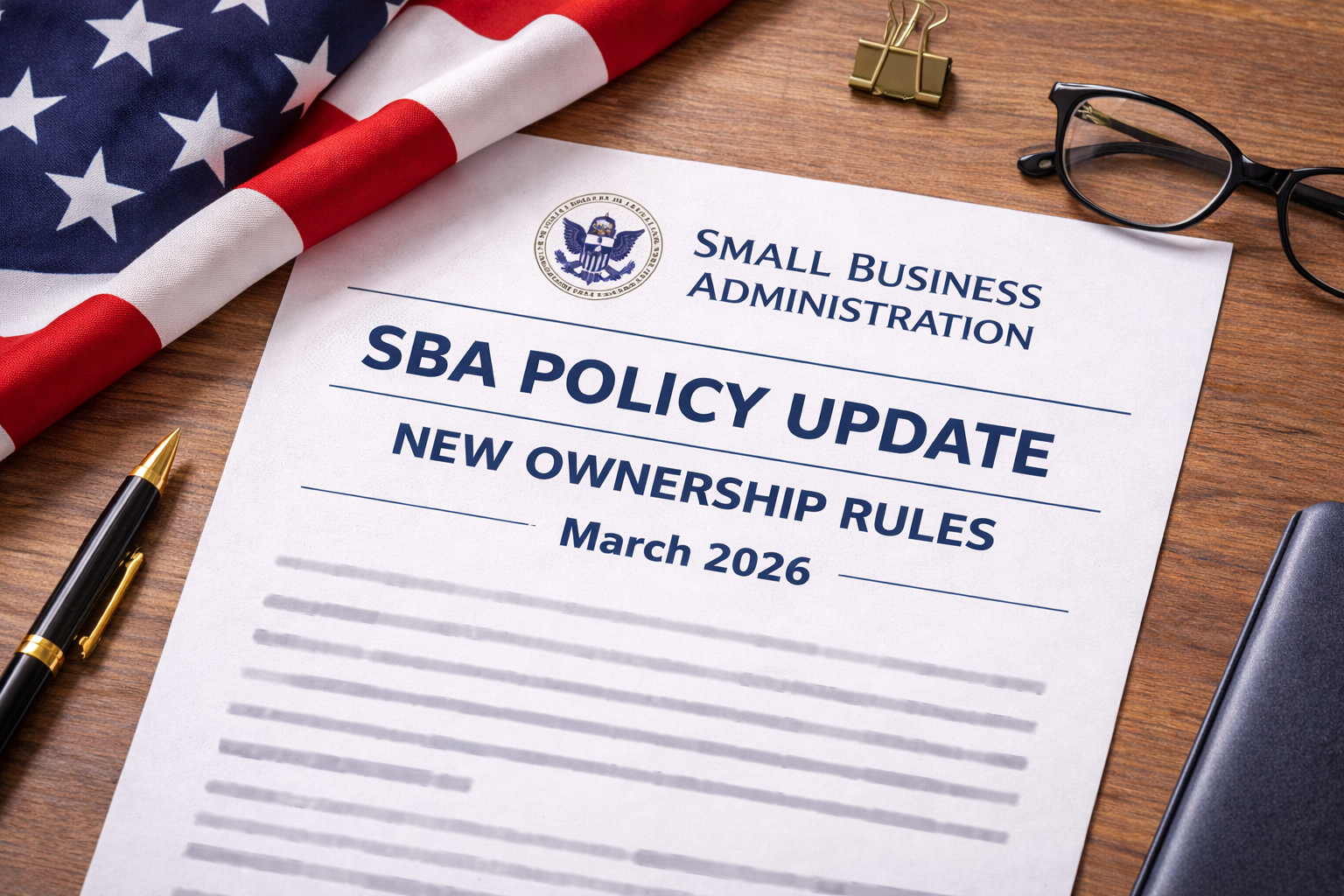 SBA ownership requirements update 2026